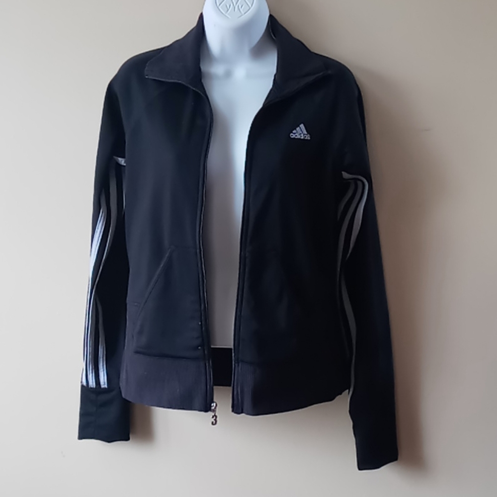 Adidas 3 Stripe Track Running Jacket